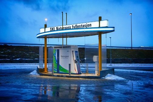CNG tankstation til påfyldning af personbiler - Nanobox SKL Heiane Vest